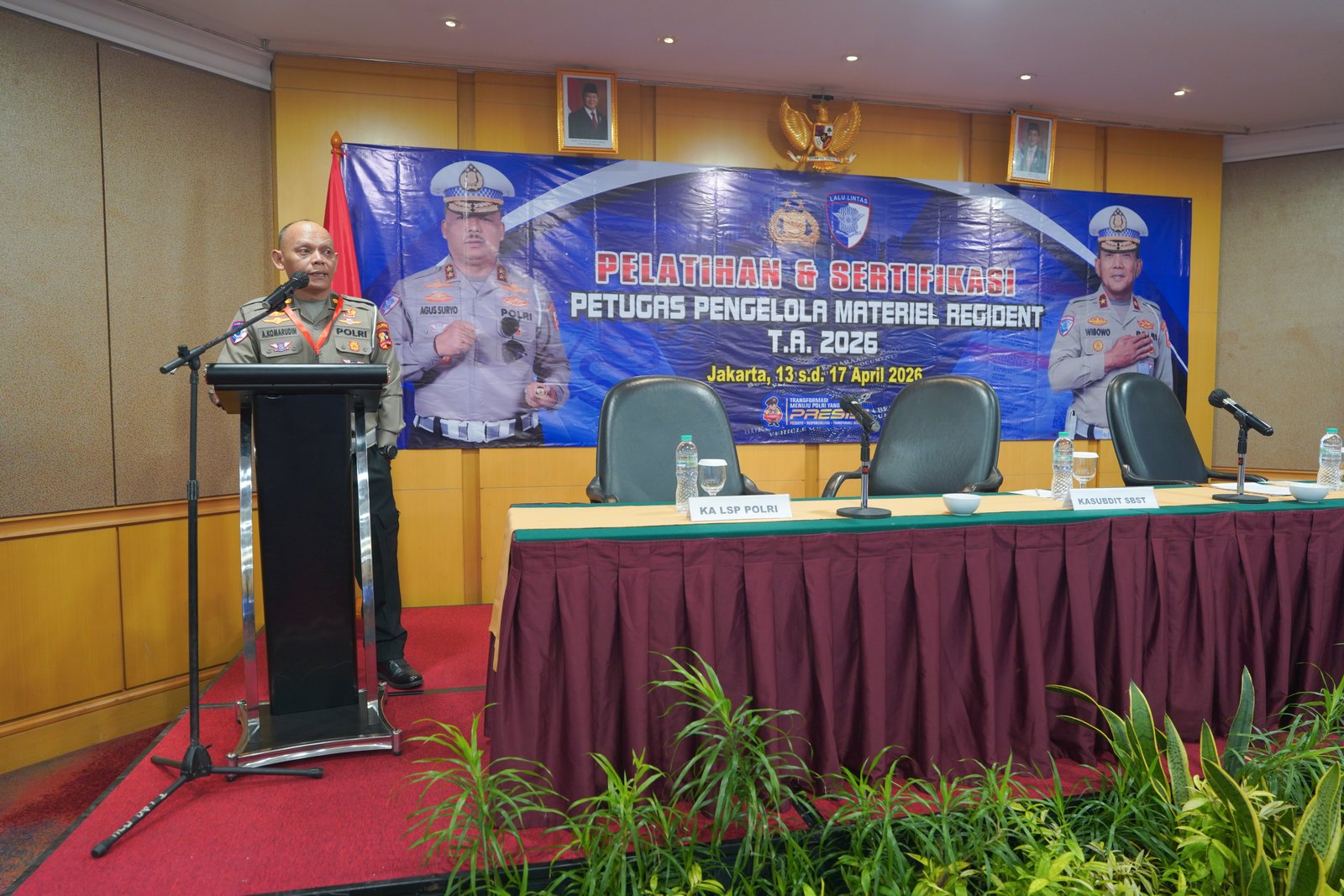 SERTIFIKASI MATERIEL REGIDENT T.A 2026 DI JAKARTA, Tgl 13 MEI 2026